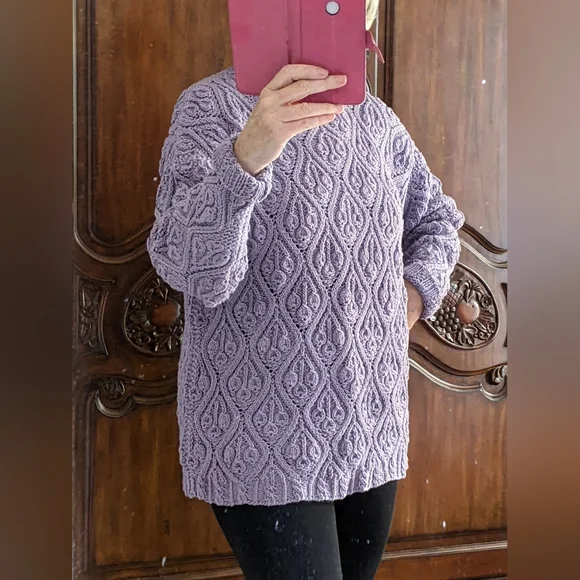 Merino Cable Sweater - Picture 1 of 4